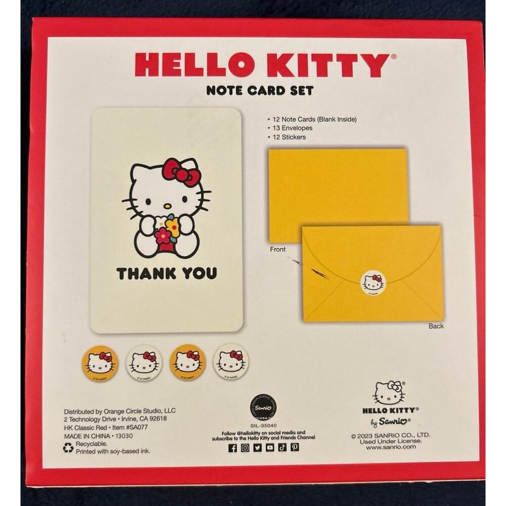 Hello Kitty Note Card Bundle - Picture 4 of 4